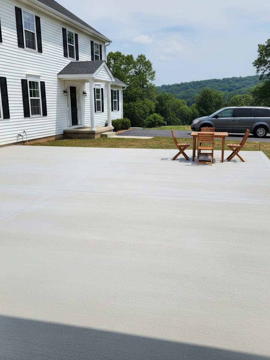 Concrete Patios completed by Classic Concrete Co in Hummelstown, PA